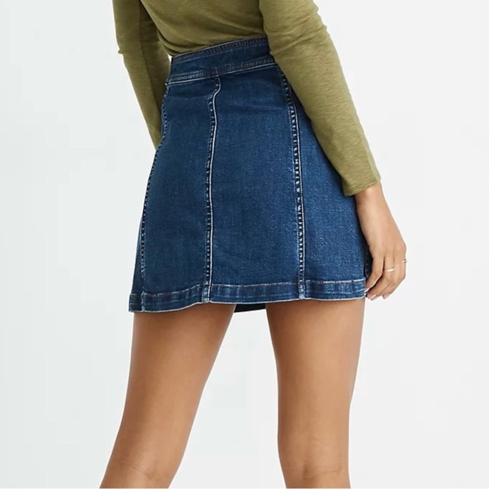 Madewell Denim A-Line Skirt - Picture 2 of 7